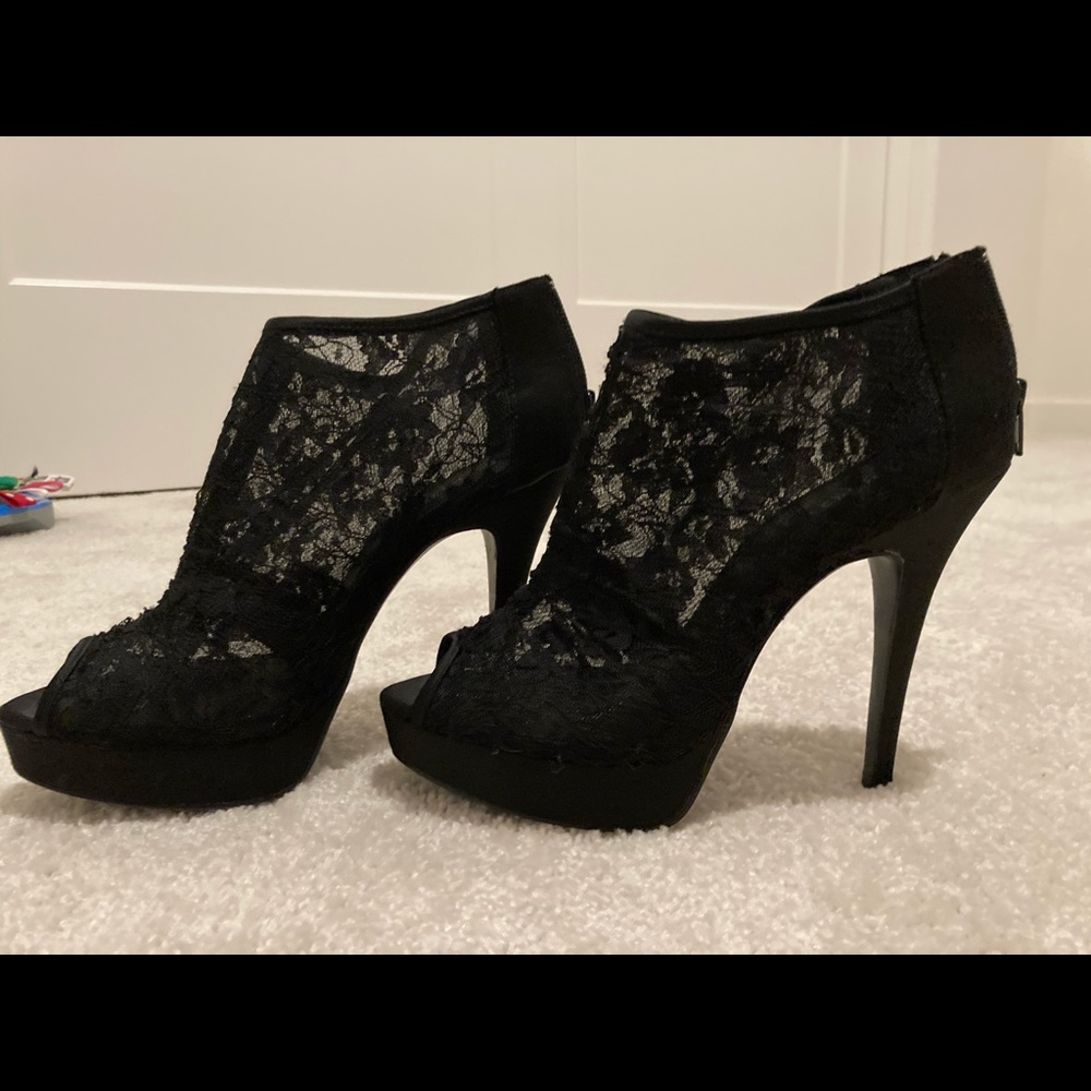 Lace booties- Chinese laundry